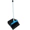 Impact Products LobbyMaster Plastic Dust Pan, 11.72 in. Wide, 31 in. PVC Handle, Blue/Black T0013-01 - alternate 1